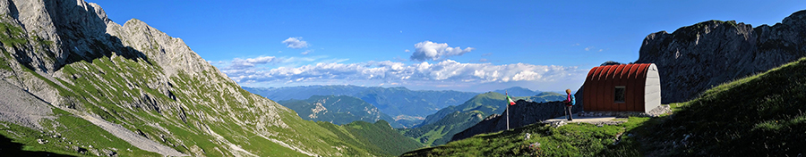 Panorama dal nuovo Bivacco Città di Clusone